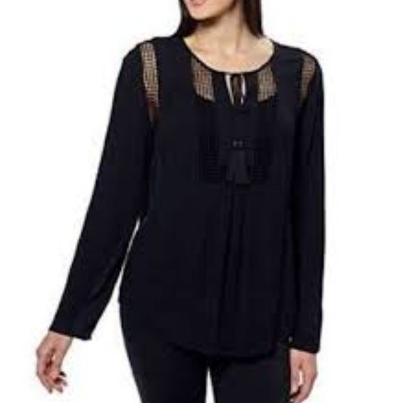 Joseph Black Blouse - Picture 1 of 8